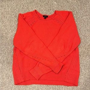 J.Crew red-orange rollneck sweater size XL